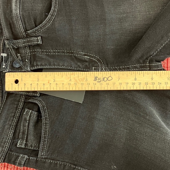 Flying Monkey women’s size 25 NWT black faded Denim jeans - Picture 10 of 15